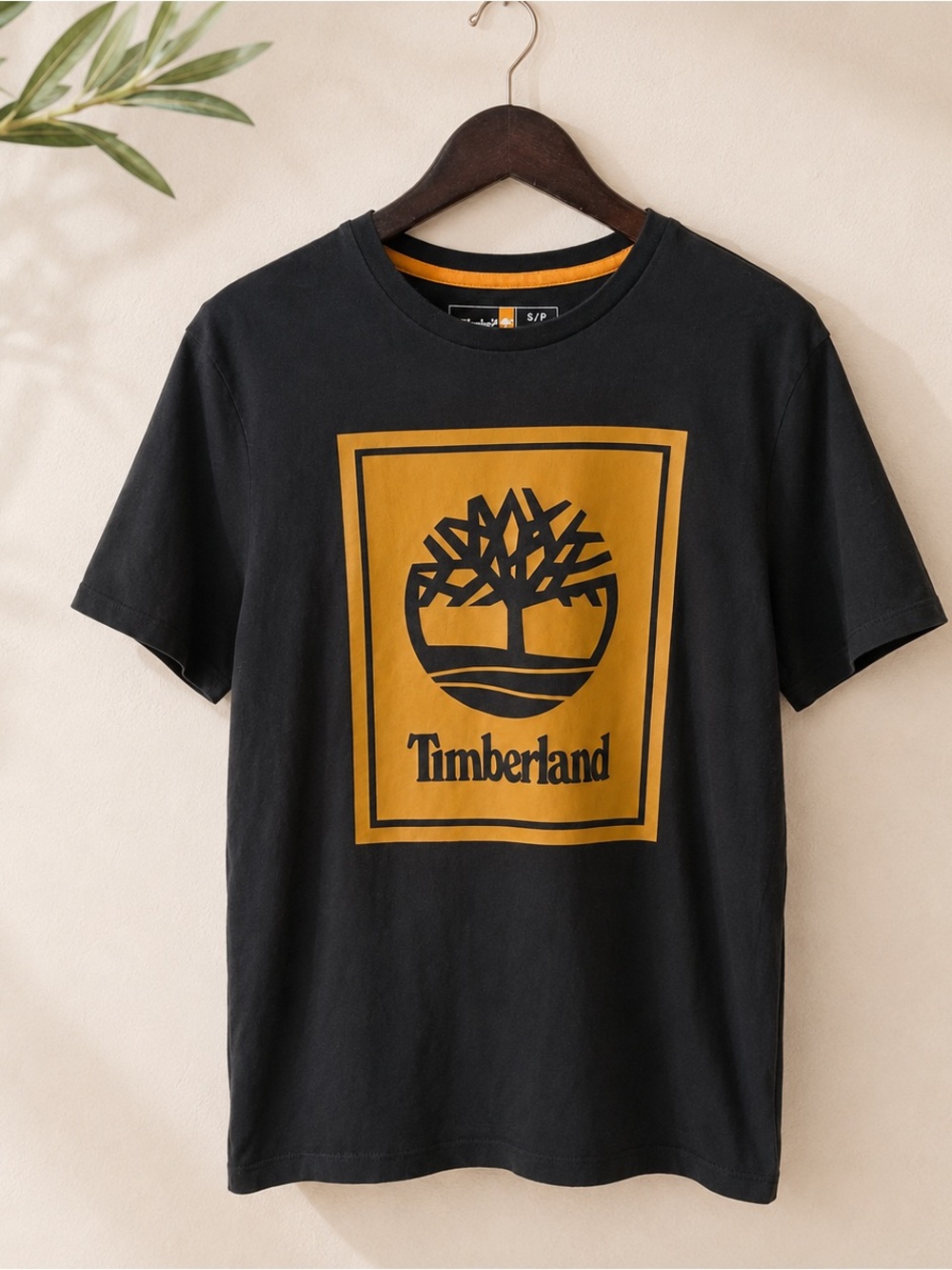 Timberland Black T-Shirt with Logo